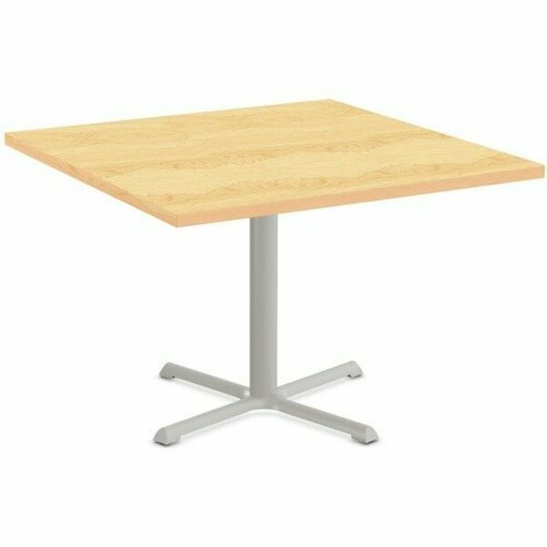 Special-T Table, Square, 36inx36inx29in, Gray Base/Crema Maple Top SCTSTAR23636GCM